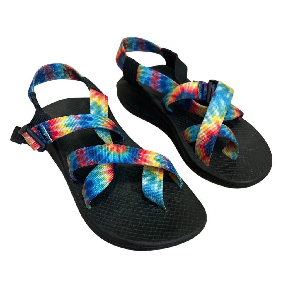 Chaco Z/1 Tie Dye Classic Sandal Womens Size 6 Multicolor Rainbow Outdoors